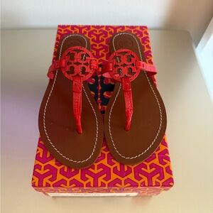 Tory Burch Red Thong Sandals